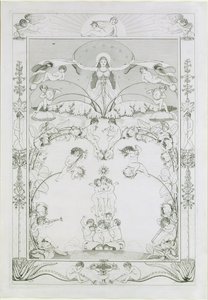 Avond, 1805 door Philipp Otto Runge